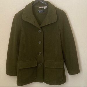 LL Bean Bellandi Italian Wool Coat Jacket